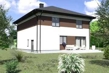  Projekt domu Planujdom 168 (ABP1026) - projekt domu z pełnym piętrem - Zdjęcie 3