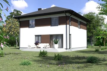  Projekt domu Planujdom 168 (ABP1026) - projekt domu z pełnym piętrem - Zdjęcie 4