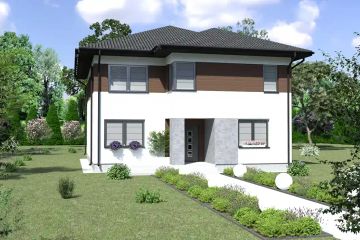  Projekt domu Planujdom 168 (ABP1026) - projekt domu z pełnym piętrem - Zdjęcie 5