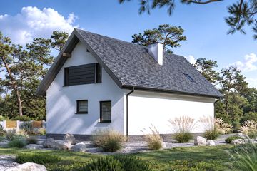  Projekt domu Planujdom 169 (ABP1025) - projekt domu parterowego z poddaszem - Zdjęcie 5