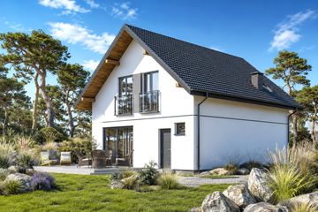 Projekt domu Planujdom 170 - parterowy z poddaszem dom o powierzchni 112,54 m², dach dwuspadowy - ujęcie 5
