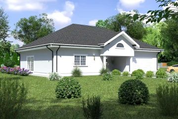  Projekt domu Planujdom 173 (ABP1023) - projekt domu parterowego - Zdjęcie 1