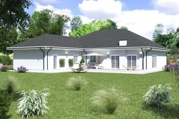  Projekt domu Planujdom 173 (ABP1023) - projekt domu parterowego - Zdjęcie 4