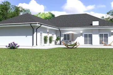  Projekt domu Planujdom 173 (ABP1023) - projekt domu parterowego - Zdjęcie 5