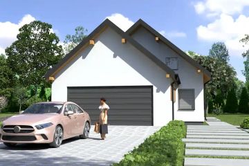  Projekt domu Planujdom 175 (ABP1022) - projekt domu parterowego - Zdjęcie 5