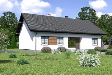 Projekt domu Planujdom 177 (ABP1021) - projekt domu parterowego - Zdjęcie 1