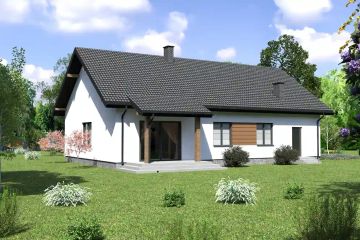  Projekt domu Planujdom 177 (ABP1021) - projekt domu parterowego - Zdjęcie 3