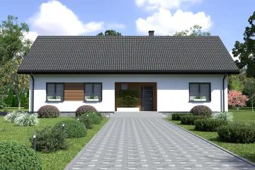  Projekt domu Planujdom 177 (ABP1021) - projekt domu parterowego - Zdjęcie 5