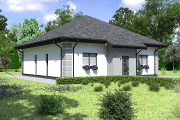  Projekt domu Planujdom 178 (ABP1020) - projekt domu parterowego - Zdjęcie 1