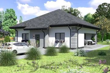  Projekt domu Planujdom 178 (ABP1020) - projekt domu parterowego - Zdjęcie 2