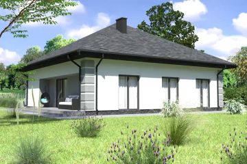  Projekt domu Planujdom 178 (ABP1020) - projekt domu parterowego - Zdjęcie 3