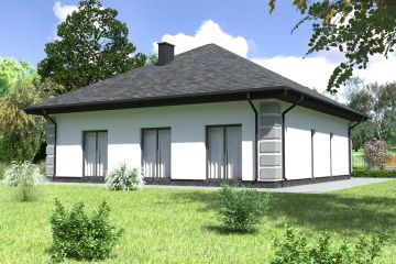  Projekt domu Planujdom 178 (ABP1020) - projekt domu parterowego - Zdjęcie 4