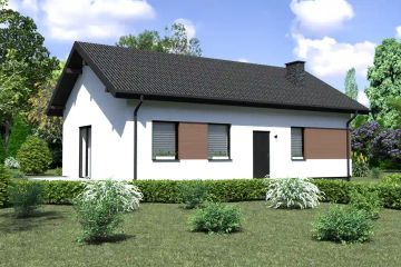  Projekt domu Planujdom 179 (ABP1019) - projekt domu parterowego - Zdjęcie 1