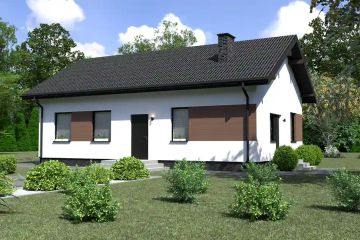  Projekt domu Planujdom 179 (ABP1019) - projekt domu parterowego - Zdjęcie 2