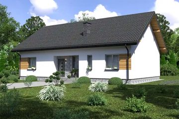  Projekt domu Planujdom 180 (ABP1018) - projekt domu parterowego - Zdjęcie 2
