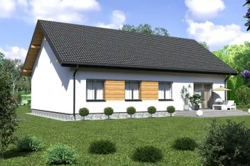  Projekt domu Planujdom 180 (ABP1018) - projekt domu parterowego - Zdjęcie 3