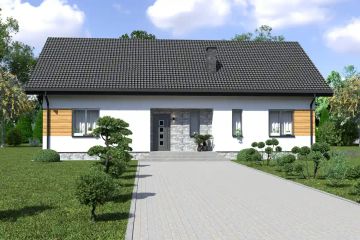  Projekt domu Planujdom 180 (ABP1018) - projekt domu parterowego - Zdjęcie 5