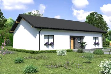 Projekt domu Planujdom 181 (ABP1017) - projekt domu parterowego - Zdjęcie 1