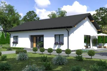  Projekt domu Planujdom 181 (ABP1017) - projekt domu parterowego - Zdjęcie 2
