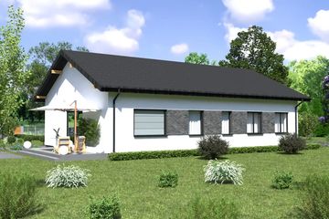  Projekt domu Planujdom 181 (ABP1017) - projekt domu parterowego - Zdjęcie 3