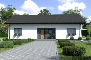  Projekt domu Planujdom 181 (ABP1017) - projekt domu parterowego - Zdjęcie 5