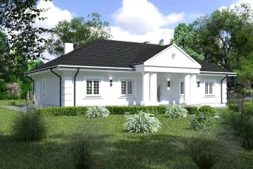  Projekt domu Planujdom 184 (ABP1016) - projekt domu parterowego - Zdjęcie 1