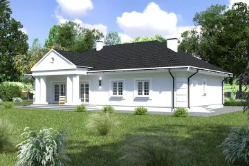  Projekt domu Planujdom 184 (ABP1016) - projekt domu parterowego - Zdjęcie 4