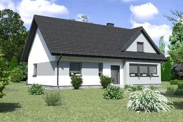  Projekt domu Planujdom 186 (ABP1015) - projekt domu parterowego - Zdjęcie 1