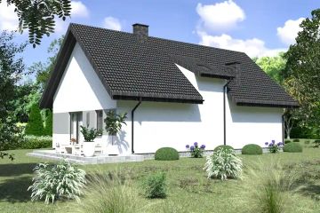  Projekt domu Planujdom 186 (ABP1015) - projekt domu parterowego - Zdjęcie 3