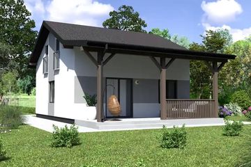  Projekt domu Planujdom 188 (ABP1014) - projekt domu parterowego z poddaszem - Zdjęcie 2