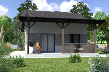  Projekt domu Planujdom 188 (ABP1014) - projekt domu parterowego z poddaszem - Zdjęcie 5