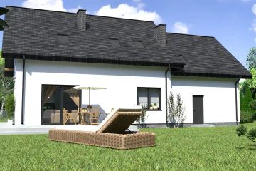  Projekt domu Planujdom 193 (ABP1012) - projekt domu parterowego z poddaszem - Zdjęcie 6