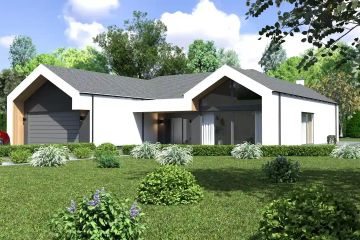  Projekt domu Planujdom 194 (ABP1011) - projekt domu parterowego - Zdjęcie 1