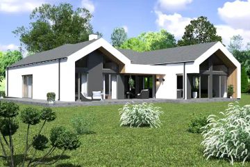  Projekt domu Planujdom 194 (ABP1011) - projekt domu parterowego - Zdjęcie 2