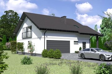  Projekt domu Planujdom 196 (ABP1010) - projekt domu parterowego - Zdjęcie 1