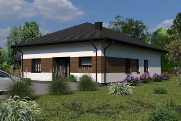  Projekt domu Planujdom 200 (ABP1006) - projekt domu parterowego - Zdjęcie 2