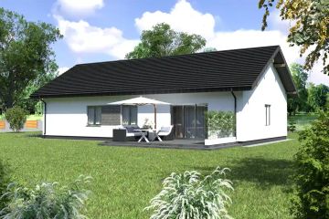  Projekt domu Planujdom 203 (ABP1004) - projekt domu parterowego - Zdjęcie 6