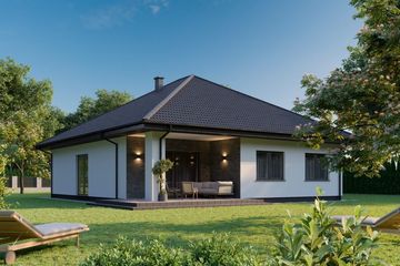  Projekt domu Planujdom 210 (ABP1003) - projekt domu parterowego - Zdjęcie 2