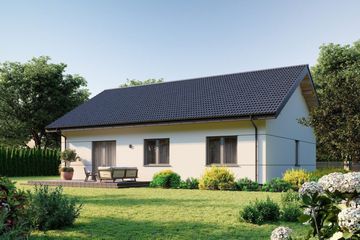  Projekt domu Planujdom 212 (ABP1002) - projekt domu parterowego - Zdjęcie 2