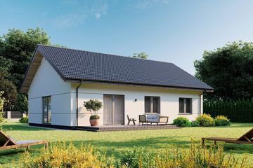  Projekt domu Planujdom 212 (ABP1002) - projekt domu parterowego - Zdjęcie 3