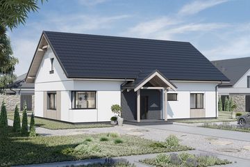  Projekt domu Planujdom 213 (ABP1001) - projekt domu parterowego - Zdjęcie 1