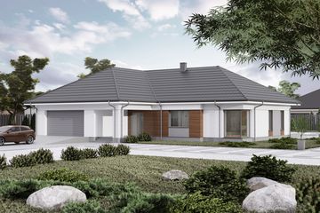  Projekt domu Planujdom 214 (ABP1000) - projekt domu parterowego - Zdjęcie 2