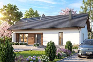  Projekt domu Trufla plus (WOF1287) - projekt domu parterowego - Zdjęcie 2
