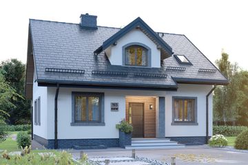  Projekt domu APS 165 NEW (LUA1705) - projekt domu parterowego z poddaszem - Zdjęcie 3