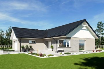  Projekt domu N53-G2 (KKG1047) - projekt domu parterowego - Zdjęcie 2