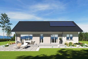 Projekt domu N53-G2 - parterowy dom o powierzchni 109,22 m², dach dwuspadowy - ujęcie 10