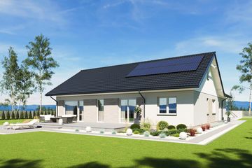 Projekt domu N53-G2 - parterowy dom o powierzchni 109,22 m², dach dwuspadowy - ujęcie 12