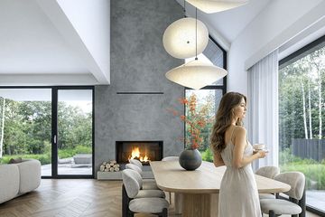 Projekt domu Idealny 4 - parterowy z poddaszem dom o powierzchni 165,30 m², dach dwuspadowy - ujęcie 7
