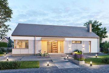 Projekt domu Domena 171 C3 (WRW1437) - projekt domu parterowego - Zdjęcie 4