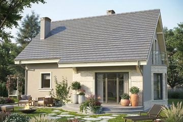 Projekt domu Krajobrazy 112 - parterowy z poddaszem dom o powierzchni 96,14 m², dach dwuspadowy - ujęcie 2